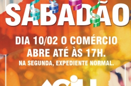 Carnaval: comércio abre normalmente na segunda-feira