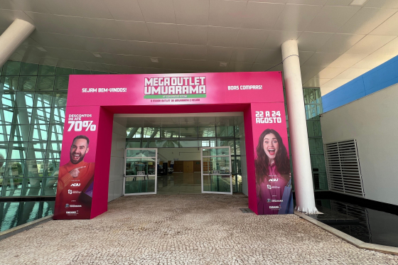 Abertura do Mega Outlet Umuarama será às 18h30 no Centro de Eventos