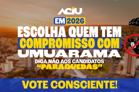 Aciu incentiva voto consciente e atenção ao compromisso com Umuarama