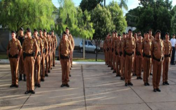 Homenagem Ã  PolÃ­cia Militar