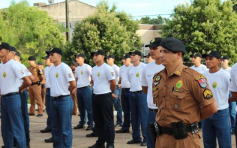 Homenagem Ã  PolÃ­cia Militar