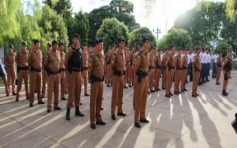 Homenagem Ã  PolÃ­cia Militar