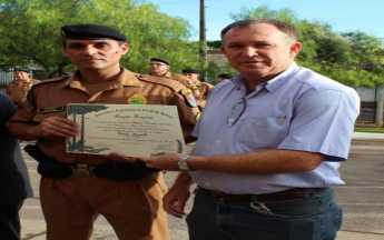 Homenagem Ã  PolÃ­cia Militar