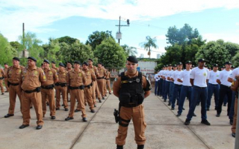 Homenagem Ã  PolÃ­cia Militar