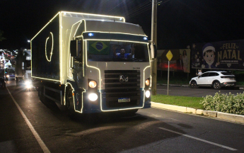 Desfile de caminhões de indústrias - Natal