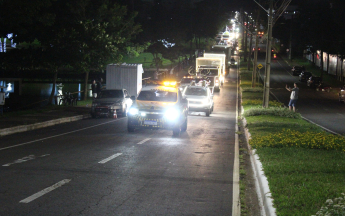 Desfile de caminhões de indústrias - Natal