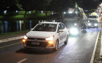 Desfile de caminhões de indústrias - Natal