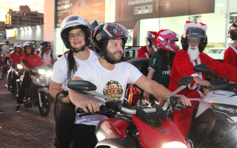 Desfile Papais Noéis Motociclistas