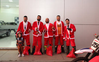 Desfile Papais Noéis Motociclistas