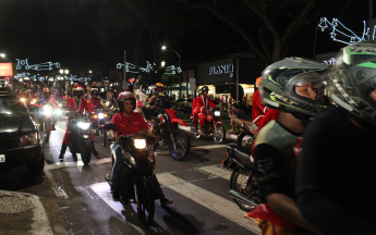 Desfile Papais Noéis Motociclistas