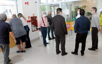 Diretores da Aciu visitam sede administrativa do Sicoob