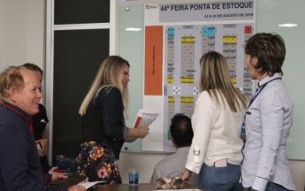 Feira Ponta de Estoque Sorteio dos Estandes