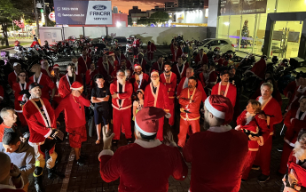 Natal de Luz - Desfile de Papais-Noéis Motociclistas