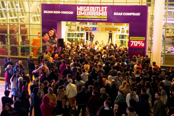 Aciu Mulher promove Mega Outlet Umuarama com descontos de até 70%
