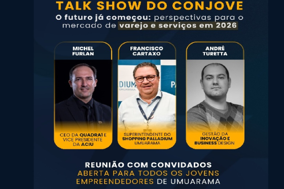Conjove convida jovens empreendedores para Talk Show